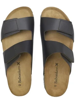 BABUNKERS Family Hausschuhe|Sandalen & Pantoletten^Leder-Pantoletten in Braun