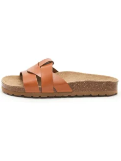 BABUNKERS Family Clogs & Pantoletten^Leder-Pantoletten in Braun