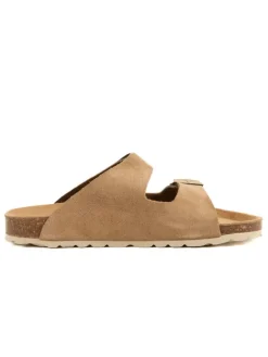 billowy Clogs & Pantoletten^Leder-Pantoletten in Braun