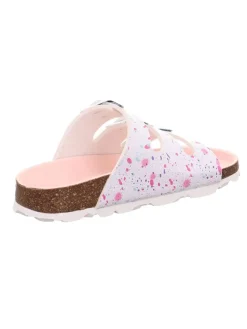 Leder-Pantoletten in Bunt><noscript><img width=