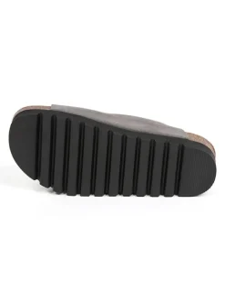 billowy Clogs & Pantoletten^Leder-Pantoletten in Grau