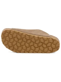 billowy Clogs & Pantoletten·Pantoletten^Leder-Pantoletten in Hellbraun