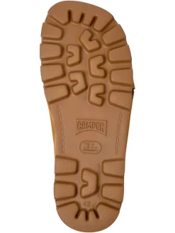 Camper Hausschuhe|Sandalen & Pantoletten^Leder-Pantoletten in Hellbraun