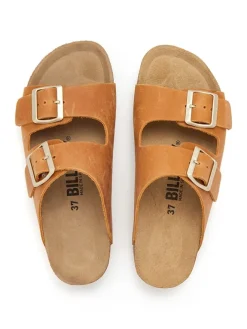 billowy Clogs & Pantoletten^Leder-Pantoletten in Orange