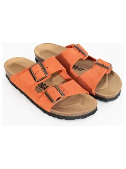 Sunbay Clogs & Pantoletten^Leder-Pantoletten in Orange