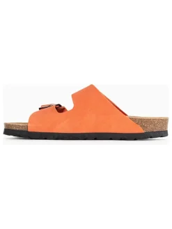 Sunbay Clogs & Pantoletten^Leder-Pantoletten in Orange