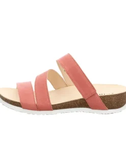 Think! Clogs & Pantoletten^Leder-Pantoletten in Rosa