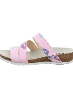 Think! Clogs & Pantoletten^Leder-Pantoletten in Rosa