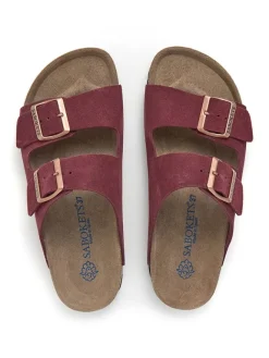 SABOKETS Clogs & Pantoletten^Leder-Pantoletten in Rot