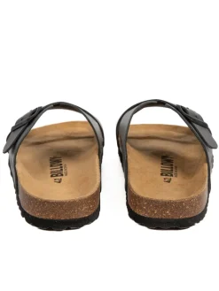 billowy Hausschuhe|Sandalen & Pantoletten^Leder-Pantoletten in Schwarz