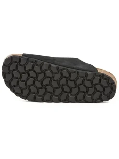 billowy Clogs & Pantoletten·Pantoletten^Leder-Pantoletten in Schwarz