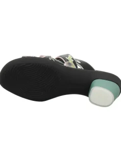 Leder-Pantoletten in Schwarz><noscript><img width=