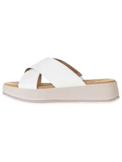 s.Oliver Clogs & Pantoletten^Leder-Pantoletten in Weiß