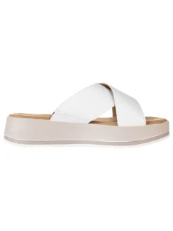 s.Oliver Clogs & Pantoletten^Leder-Pantoletten in Weiß