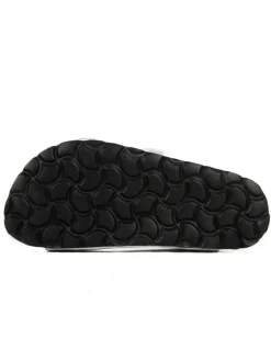 Leder-Pantoletten in Weiß><noscript><img width=
