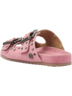 Vingino Clogs & Pantoletten·Pantoletten^Leder-Pantoletten "Lizza" in Rosa