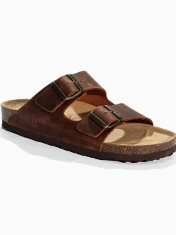 Sunbay Clogs & Pantoletten^Leder-Pantoletten "Trefle" in Braun