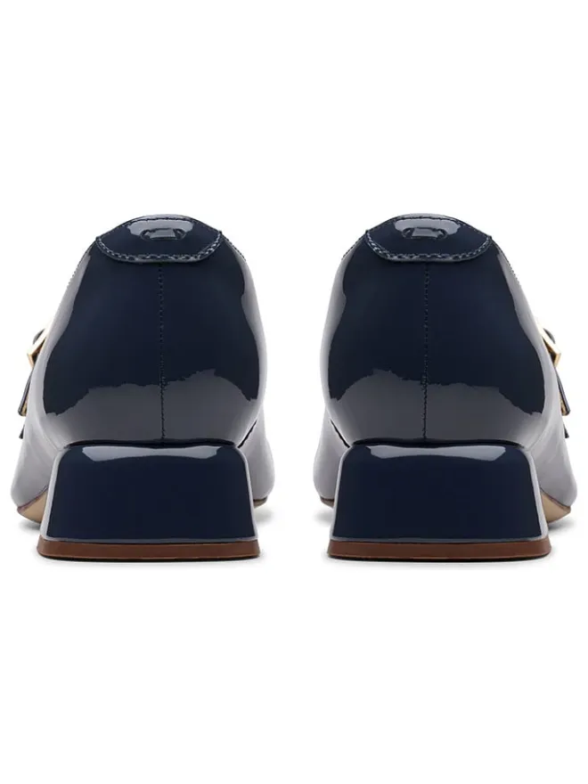 Leder-Pumps "Daiss 30 Shine" in Dunkelblau>Clarks Online