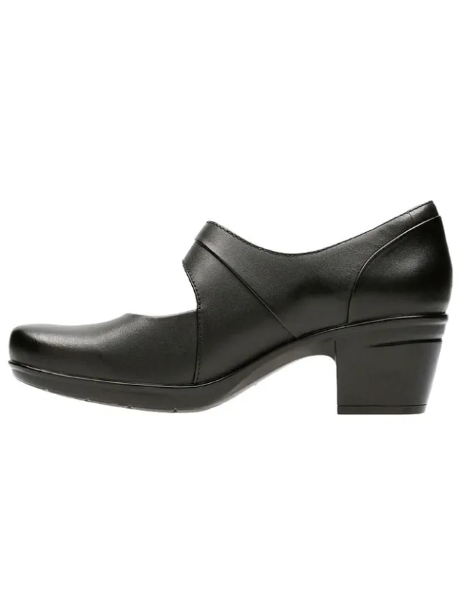 Clarks Pumps^Leder-Pumps "Emslie Lulin" in Schwarz