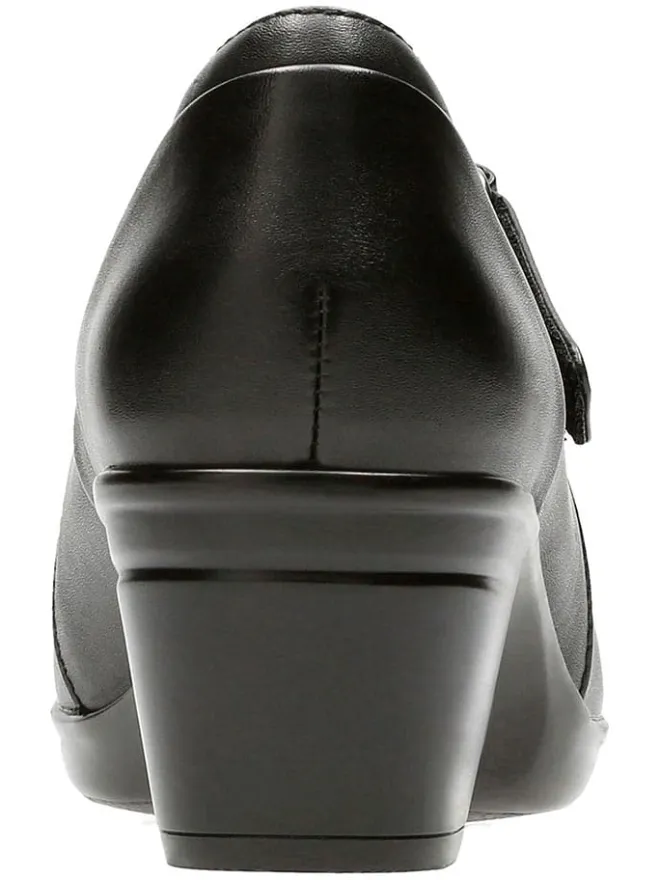 Clarks Pumps^Leder-Pumps "Emslie Lulin" in Schwarz