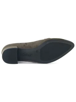 Leder-Pumps in Anthrazit><noscript><img width=