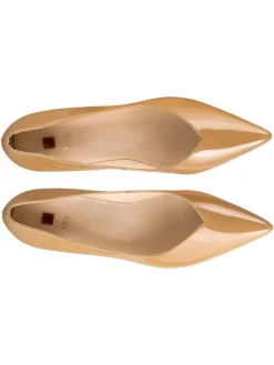 Högl Pumps^Leder-Pumps in Beige
