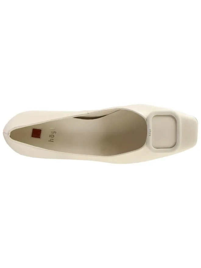 Leder-Pumps in Creme>Högl Outlet