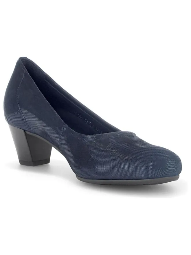 Leder-Pumps in Dunkelblau>Gabor Discount