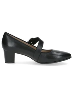 Leder-Pumps in Schwarz><noscript><img width=