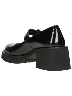 Leder-Pumps in Schwarz><noscript><img width=