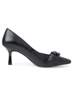 Tamaris Pumps^Leder-Pumps in Schwarz