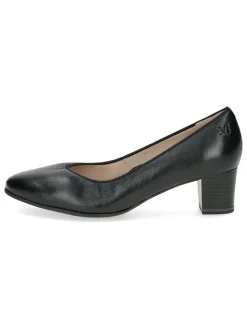 Leder-Pumps in Schwarz>Caprice Discount
