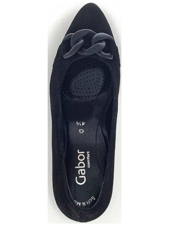 Leder-Pumps in Schwarz>Gabor Sale
