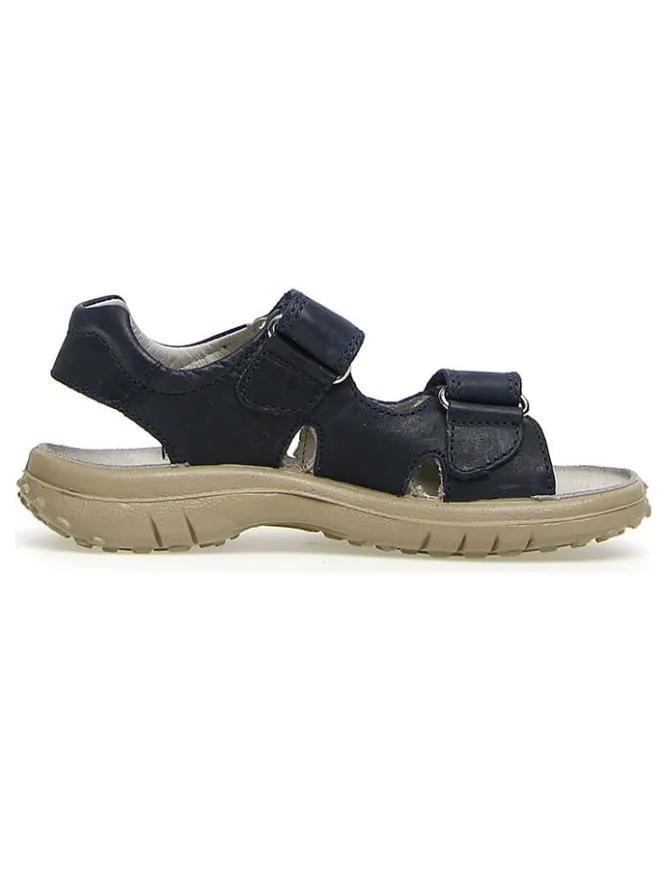 Leder-Sandalen "5675" in Dunkelblau>Naturino Hot