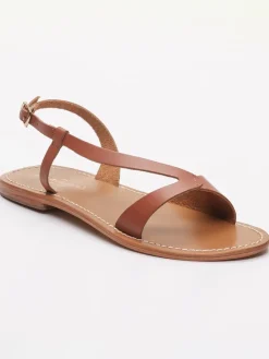 Les BAGATELLES Sandalen^Leder-Sandalen "Amadrya" in Hellbraun