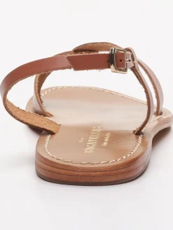 Les BAGATELLES Sandalen^Leder-Sandalen "Amadrya" in Hellbraun