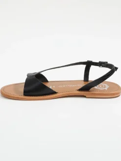 Les BAGATELLES Sandalen^Leder-Sandalen "Amadrya" in Schwarz