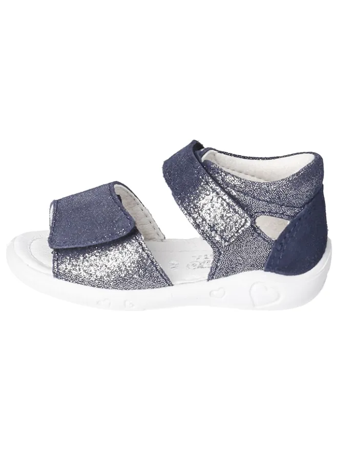 Leder-Sandalen "Benita" in Dunkelblau>PEPINO Clearance