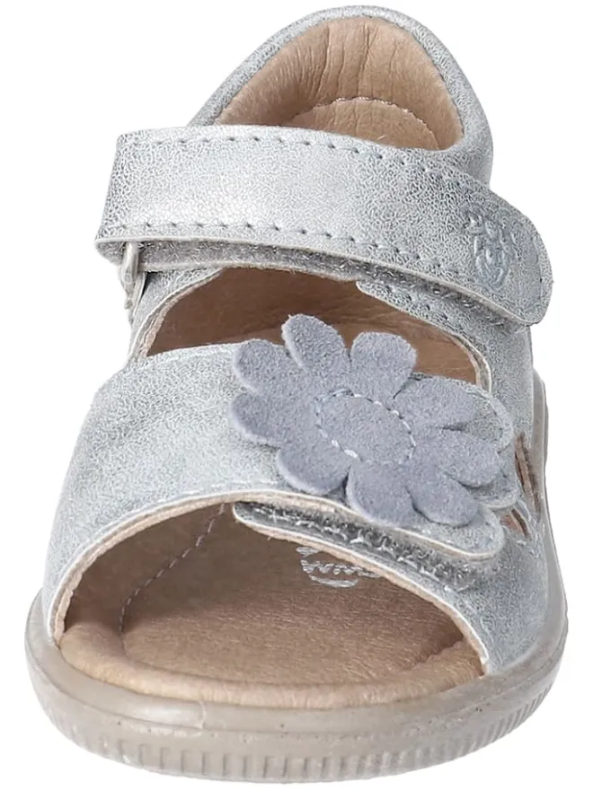 Leder-Sandalen "Betty" in Silber>PEPINO Hot