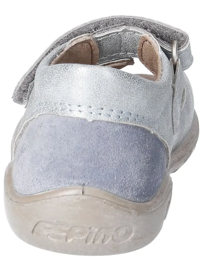 Leder-Sandalen "Betty" in Silber>PEPINO Hot