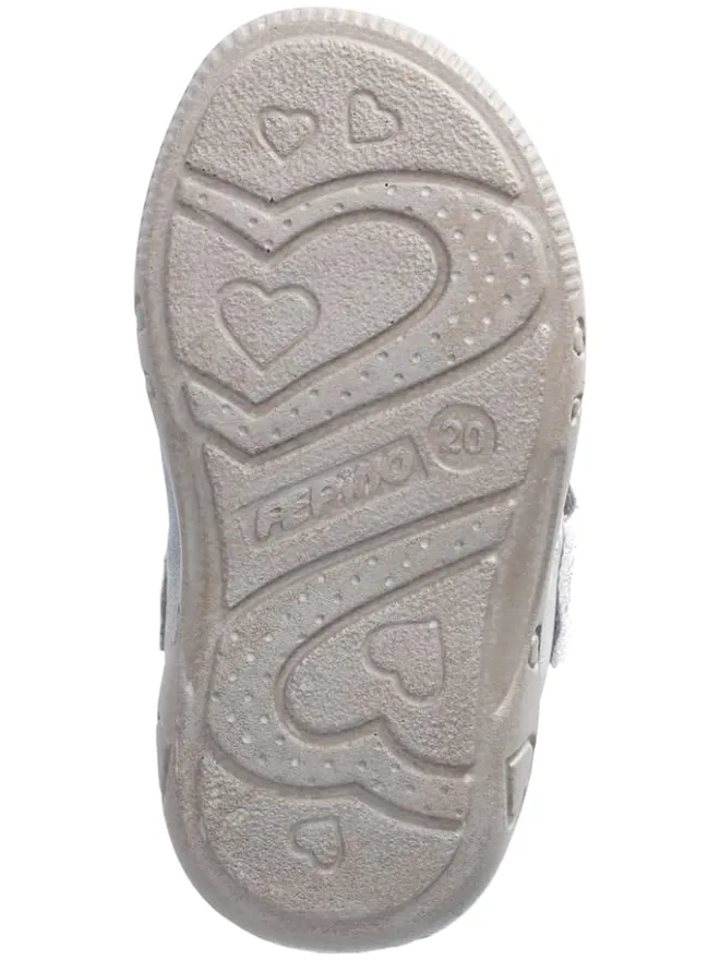 Leder-Sandalen "Betty" in Silber>PEPINO Hot