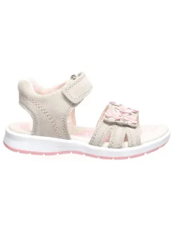 Lurchi Sandalen·Sandalen^Leder-Sandalen "Diana" in Grau/ Rosa