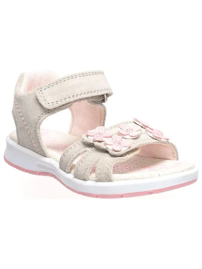Lurchi Sandalen·Sandalen^Leder-Sandalen "Diana" in Grau/ Rosa