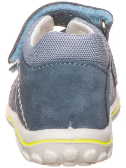 Leder-Sandalen in Blau><noscript><img width=