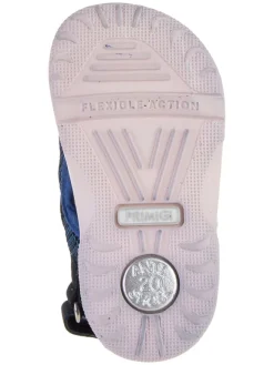 Leder-Sandalen in Blau><noscript><img width=
