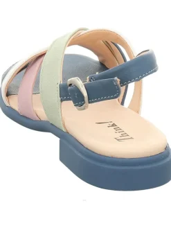 Think! Sandalen^Leder-Sandalen in Blau/ Rosa/ Weiß