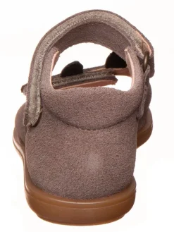 Leder-Sandalen in Braun><noscript><img width=