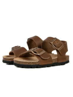 BABUNKERS Family Sandalen·Sandalen^Leder-Sandalen in Braun