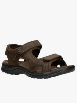 Wojas Sandalen & Pantoletten^Leder-Sandalen in Braun