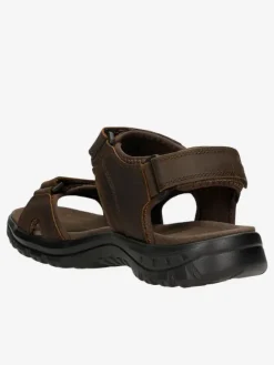 Wojas Sandalen & Pantoletten^Leder-Sandalen in Braun
